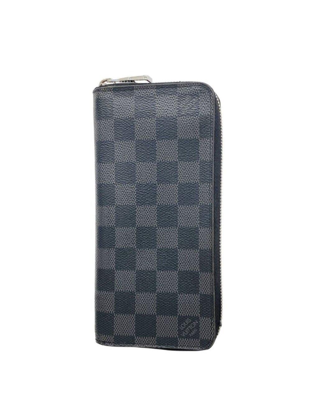 Louis Vuitton Wallet Damier Graphite Zippy Vertical Black Gray